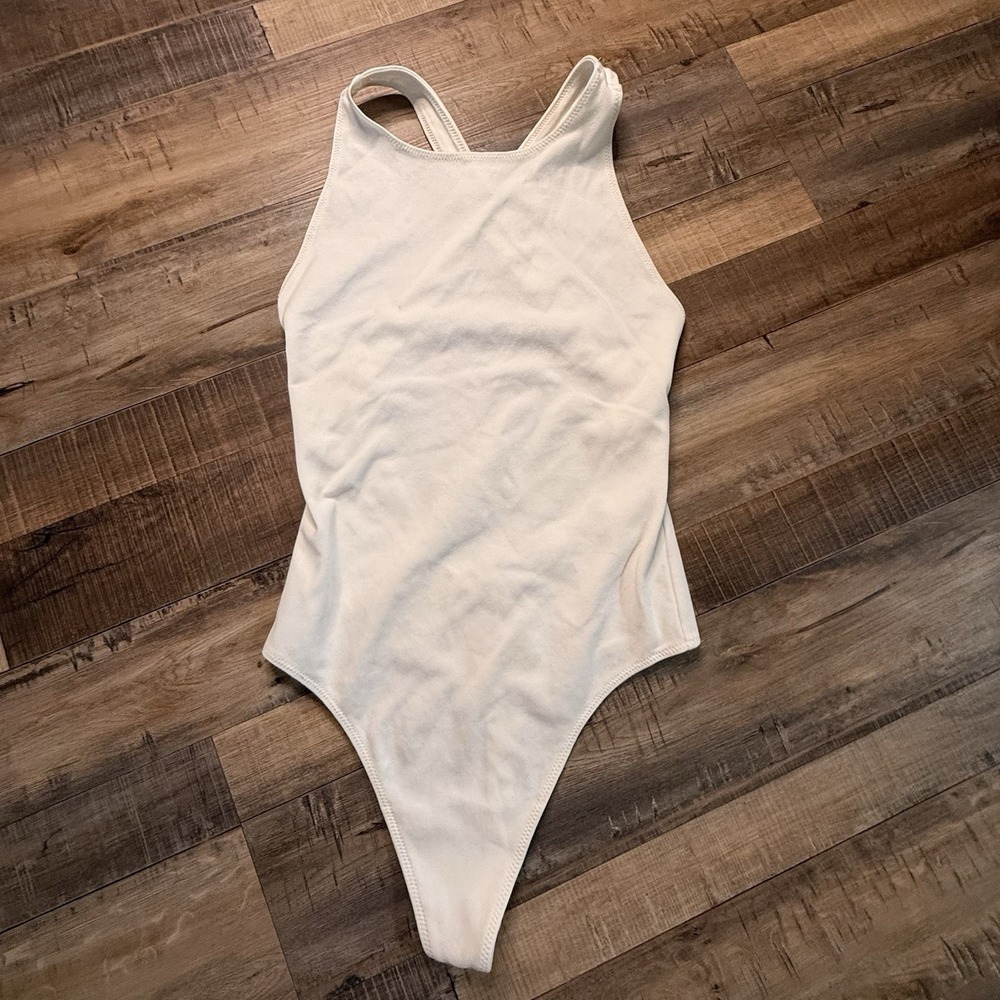 Wilfred Free Marie Bodysuit By Aritzia Sz S White